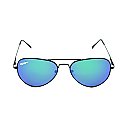 AVIATOR SUNGLASSES W/ ADVANCED POLARIZED MIRRORED LENS