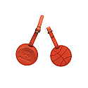 BASKETBALL LUGGAGE TAG