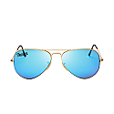 AVIATOR SUNGLASSES W/ ADVANCED MIRRORED LENS